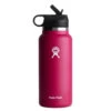 Hydro Flask 32 OZ Wide Mouth With Straw Water Bottle