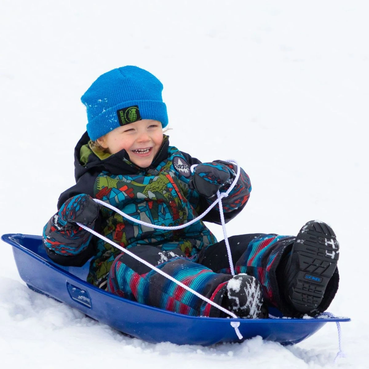 Lucky Bums Snow 35" Toboggan Sled Kids 4 Lucky Bums Snow 35" Toboggan Sled Kids - Image 2